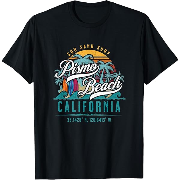 Amazon.com: Retro Santa Cruz Beach California Sun Sand Surf