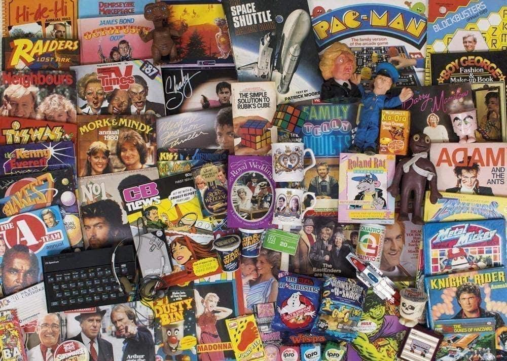 ZFSXmas Wooden Jigsaw Puzzles for Adults and Kids Landscape Poster Spirit of The 80S Every Stress Reliever Gift (1000 Pieces)