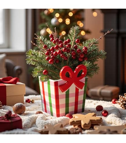 Amazon.com: Lenox 879341 Holiday Vase : Home & Kitchen