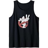 Ghostbusters Distressed Logo Ghostbusters II Retro Movie Tank Top