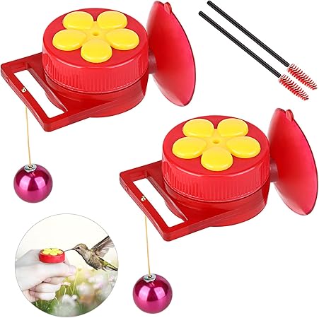 Amazon Com Oak Leaf Handheld Hummingbird Feeders 2 Pack