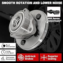 Pair 515050 Front Wheel Bearing Hub Assembly