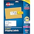 Avery® White Shipping Labels for Laser Printers with TrueBlock ...