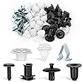 GOOACC 70Pcs Door Trim and Sill Plate Retainers Scuff Protection Moulding Clips Assortment Compatible for Audi/VW Volkswagen Polo 3C0-853-586 4A0-867-276A