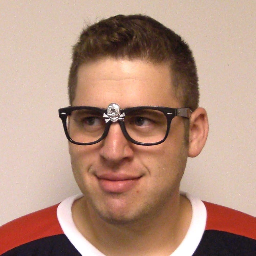 Rick "Wild Thing" Vaughn Skull Glasses: Clothing