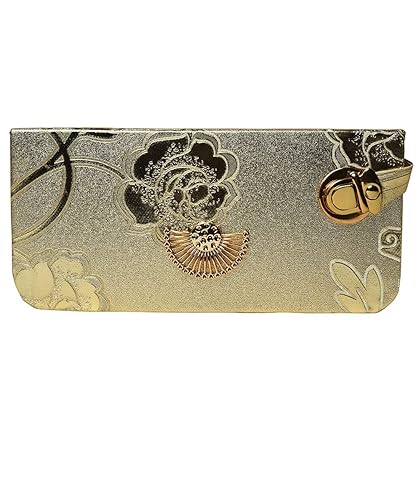 Omnesta Printed Party Wear Beautiful Flower clutch for Women