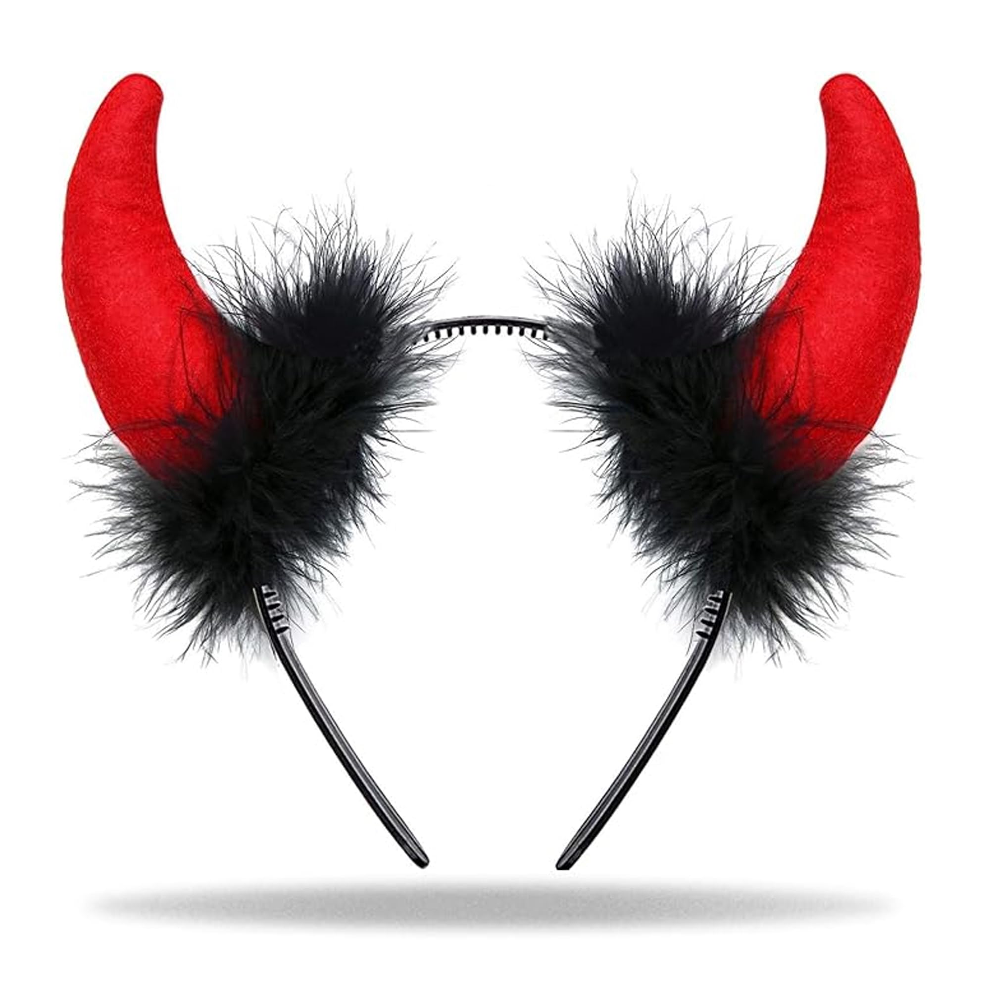 Devil Horns, Devil Ears Headband for Men and Women for Halloween, Carnival and Costume Party