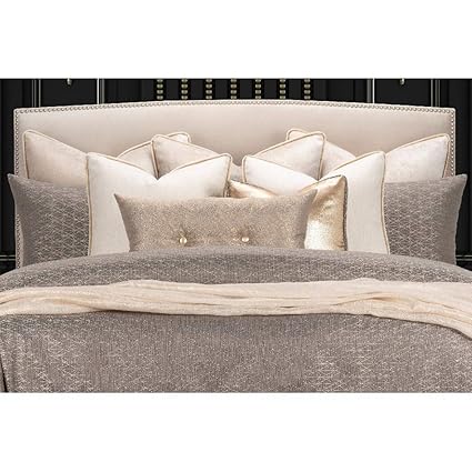 Amazon Com Hnu 6 Pieces Geo Duvet Comforter Set King Gray