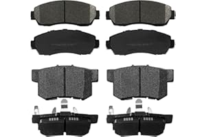 SIPAUTEC-Front & Rear Ceramic Brake Pads Replacement For 2007-2011 Honda CR-V,For 2012-2016 AWD CR-V D1521+D1086