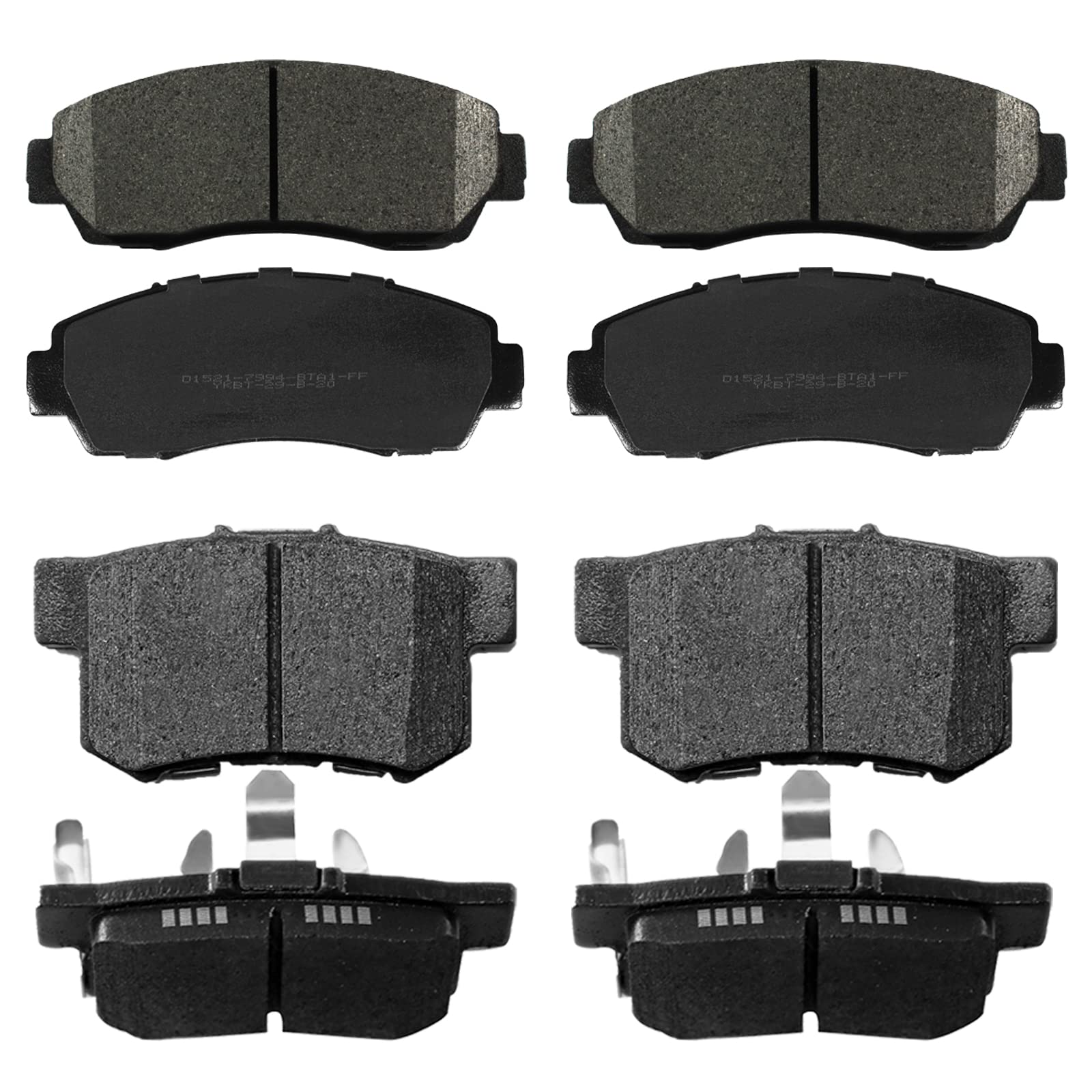 SIPAUTEC-Front & Rear Ceramic Brake Pads