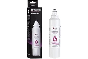 LG LT800P- 6 Month / 200 Gallon Capacity Replacement Refrigerator Water Filter (NSF42 and NSF53) ADQ73613401, ADQ73613408, or ADQ75795104, White