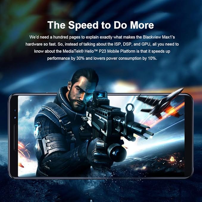 Blackview Max 1 Smartphone With Build In 720 Hp Projector 6 Amoled Fhdunlocked Projector Smartphone Android 8 1 6gb Ram 64gb Rom Bonus Speaker Remote Selfie Stick And Screen Protector Amazon Co Uk Electronics