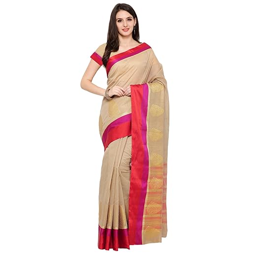Cotton with Blouse Piece Saree