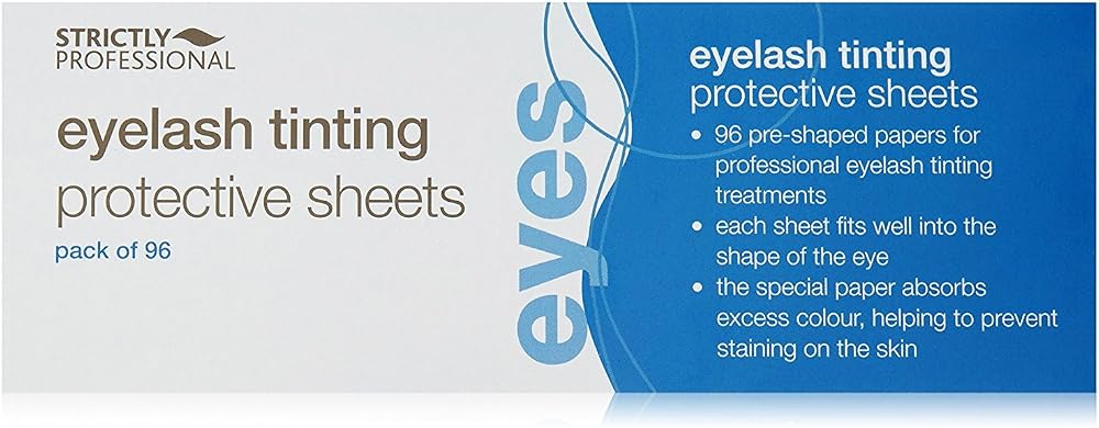 Strictly Professional Eyelash Tinting Protective Sheets 96 Pads Under Eye