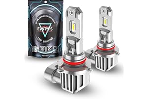 evntyps 9006 HB4 LED Fog Lights Bulbs,6500K White 1000% Brightness DRL Daytime Running Lights Bulbs for Car Trucks,3570 Chips 16000 Lumens Non-polarity Front Fog Lamps,IP68,Pack of 2