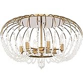 Varaluz Voliere 6-Lt Semi-Flush - Ceiling Light - Havana Gold