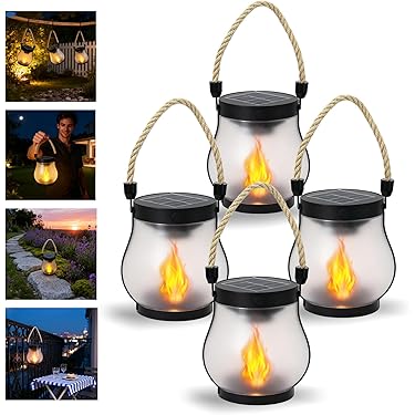Kaliqo Solar Lantern Outdoor Lights – Éclairage D’extérieur