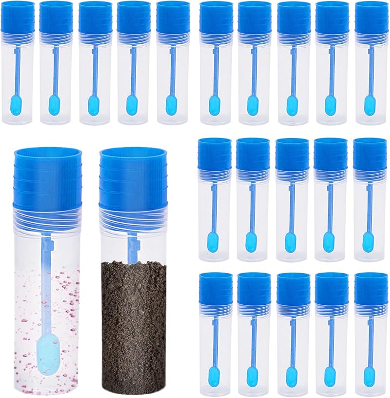 20x 15ML Urine Stool Specimen Cups with Spoon for Lab Medical School