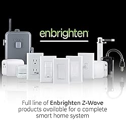 Enbrighten Almond Z-Wave Plus Smart Light Switch