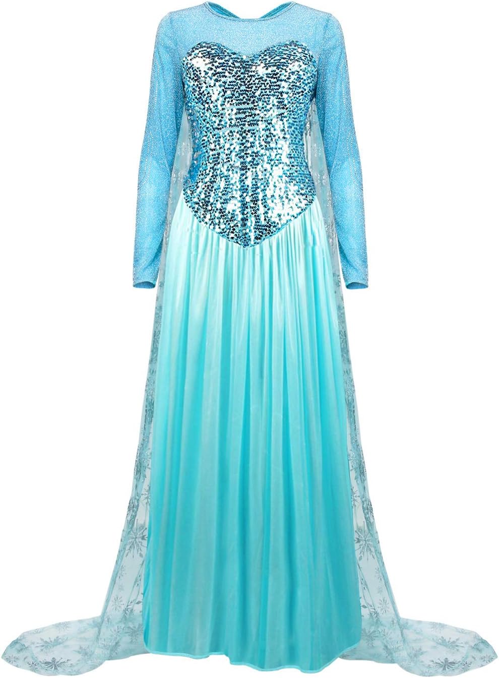 Colorfog Women’s Elegant Princess Dress Cosplay Costume Xmas Party Gown Fairy Fancy Dress