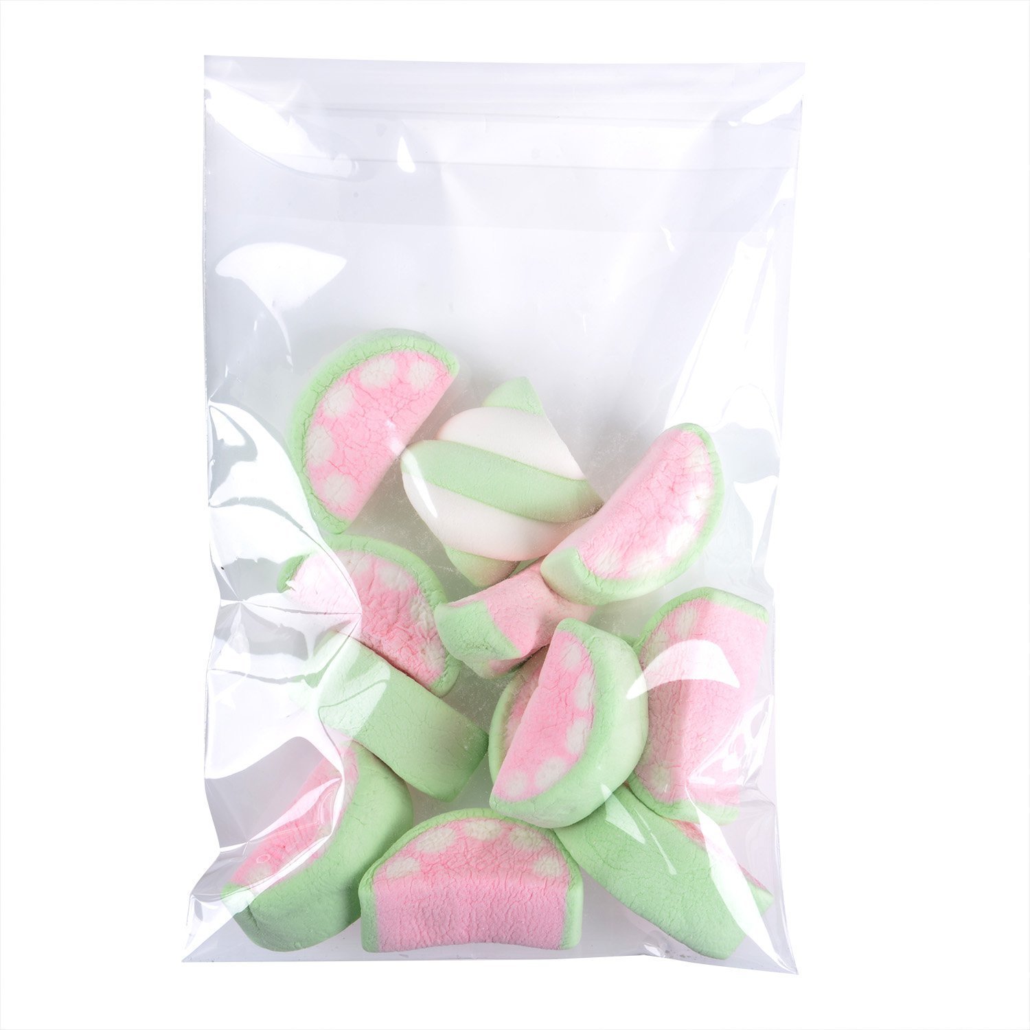 100 Clear Long Cello Bags Self Sealing Plastic Treat Bags, 1.4mils Thickness OPP Plastic Poly Gift Candy Bags for Bakery Candies Dessert Chocolate Cookie Wedding Supply (11\'\' x 14\'\')