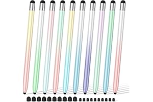 DILIZU Stylus Pen for Touchscreen, 10Pcs High Sensitivity & Precision Capacitive Stylus Pen for iPad, iPhone, Android Smartphone, Tablets and All Universal Touchscreen Devices (10 gradient colors)