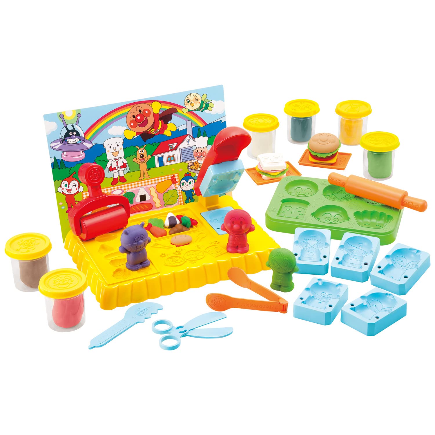 [バンダイ(BANDAI)] たっぷりつくれる! アンパンマンねんどパンこうじょう 対象年齢 3 才以上商品画像