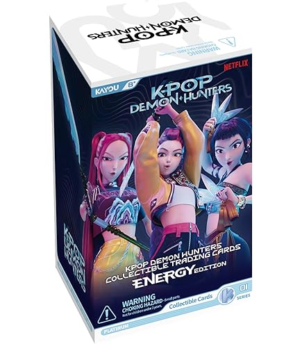 Amazon.com: Kpop Demon Hunters Collectible Trading Cards, Energy