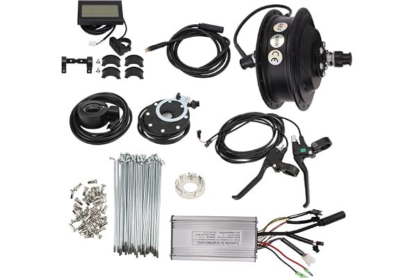 SPYMINNPOO Kit de conversão de roda dianteira de bicicleta elétrica 48V 500W Conjunto de motor de tração dianteira com contro SPYMINNPOO Kit de conversão de roda dianteira de bicicleta elétrica 48V 500W Conjunto de motor de tração dianteira com contro