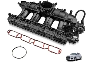 06J133201BH Engine Intake Manifold W/Solenoid Valve Gaskets & Sensor Replacement for VW Jetta EOS Passat Tiguan GTI CC Beetle