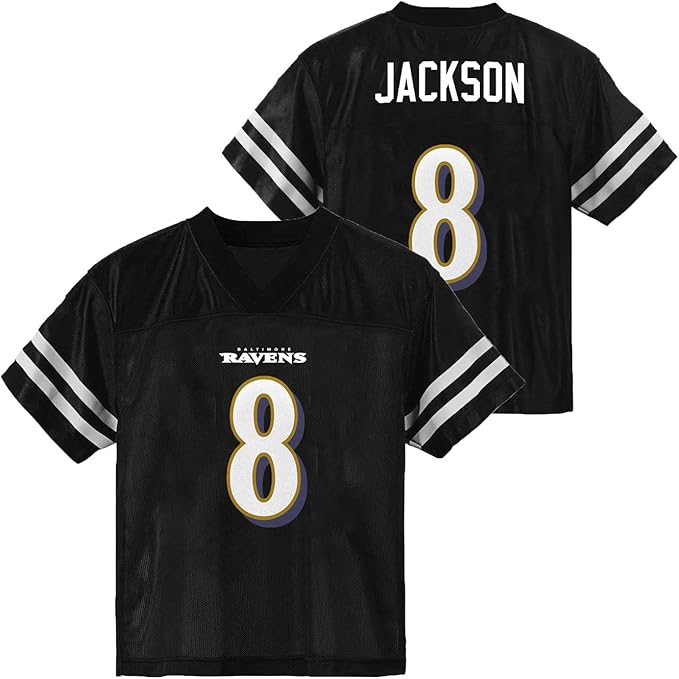 lamar jackson jersey black youth