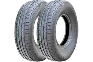 BEOC Set of 2(TWO) ST Radial Trailer Tires ST225/75R15 Load Range E 10-Ply 117/112L, Premium Semi-Steel All Season 225/75/15 225/75-15 225 75R15 Trailer Tires