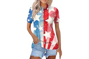 FQZWONG Deals of The Day Clearance Womens Summer Tops Polo Shirts for Women Ladies Button Down Blouses Short Sleeve Tshirts