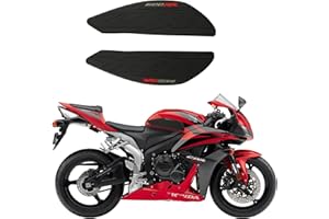 NIGHT CAT Fuel Tank Sticker,Gas Tank Pad for CBR 600RR 2007-2012,Motorcycle Fuel Tank Protector,Fuel Tank Side Traction pad,Anti Slip sticker(Tank Side Traction Pad)