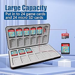 WNJACO Switch Game Card Case for Nintendo Switch