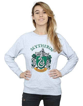 Harry Potter Damen Slytherin Crest Sweatshirt