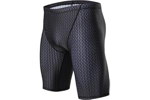 K898 Men's Square Leg Swimming Jammer Shorts UPF50+,Men Swimsuit Swim Jammers Fabric Shape Retention