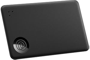 Life360 Tile Slim - Wallet Finder, Bluetooth Tracker and Item Locator for Luggage Tags, Passports and More. Both iOS and Android Compatible. Phone Finder. 1-Pack (Black)