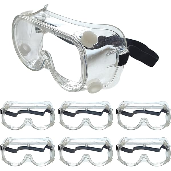 Safety Goggles Anti-Fog - Clear Lens Protective Glasses For Lab & Work