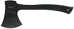 MTECH USA Camping Axe, Two-Tone Blade, Black Rubberized Handle