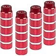 KINSPORY Bike Pegs for 3/8 inch Axles, Aluminum Alloy Anti-Skid BMX Bicycle Pegs for Mountain Bike Backseats Stands Cycling Rear Stunt Pegs