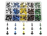 TOVOT 150 PCS Safety Eyes 8 mm- 12 mm Diameter