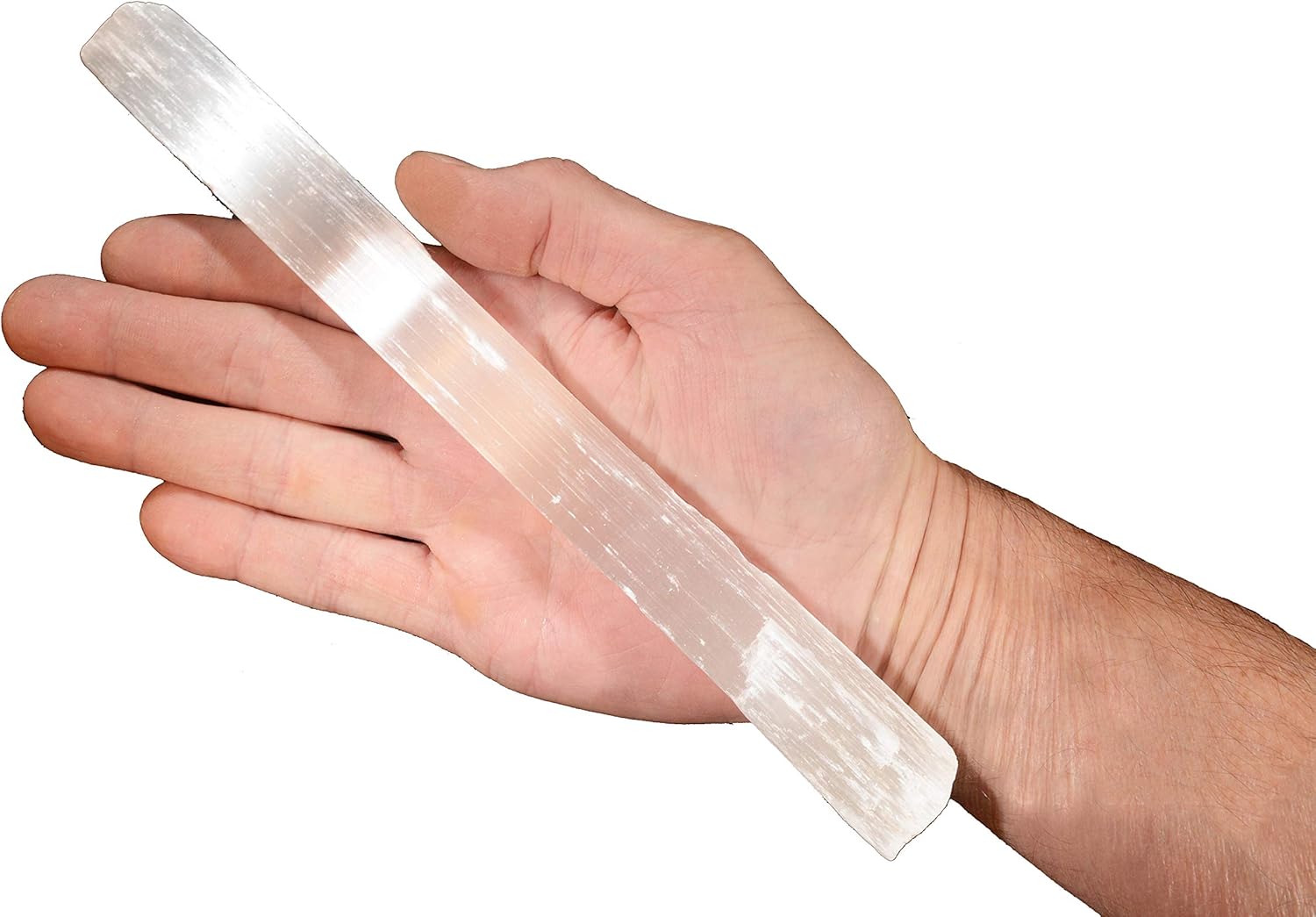 Indoor Fountains & Accessories - Rock Your Chakra Selenite Crystal Log 12