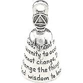 Guardian Bell Religious Good Luck Bell w/Keyring & Black Velvet Gift Bag | Motorcycle Bell | Lead-Free Pewter | Made in USA