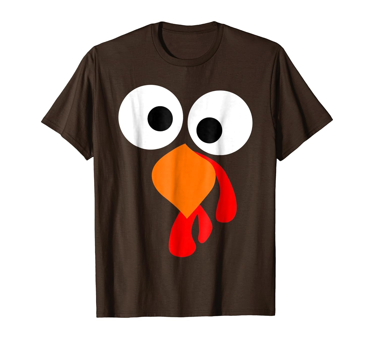 THANKSGIVING TURKEY FACE T-SHIRT Kids Halloween Costume tee-ANZ