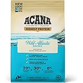 ACANA Highest Protein Grain Free Dry Dog Food Wild Atlantic Recipe 4.5lb Bag