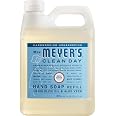 MRS. MEYER'S CLEAN DAY Hand Soap Refill, Rain Water Scent, 33 Fl Oz Bottle