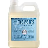 MRS. MEYER'S CLEAN DAY Hand Soap Refill, Rain Water Scent, 33 Fl Oz Bottle