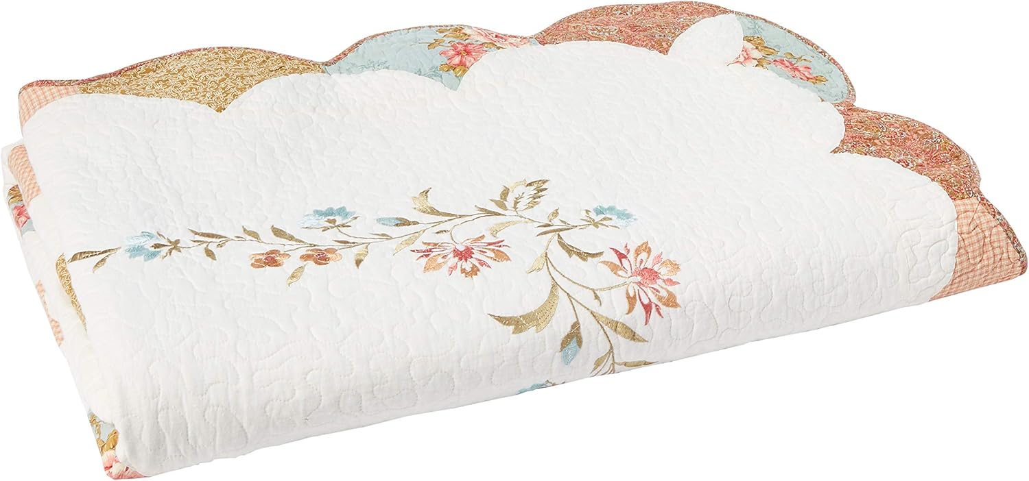 Nostalgia Home Medford Quilt, Full/Queen, Ivory/Tan