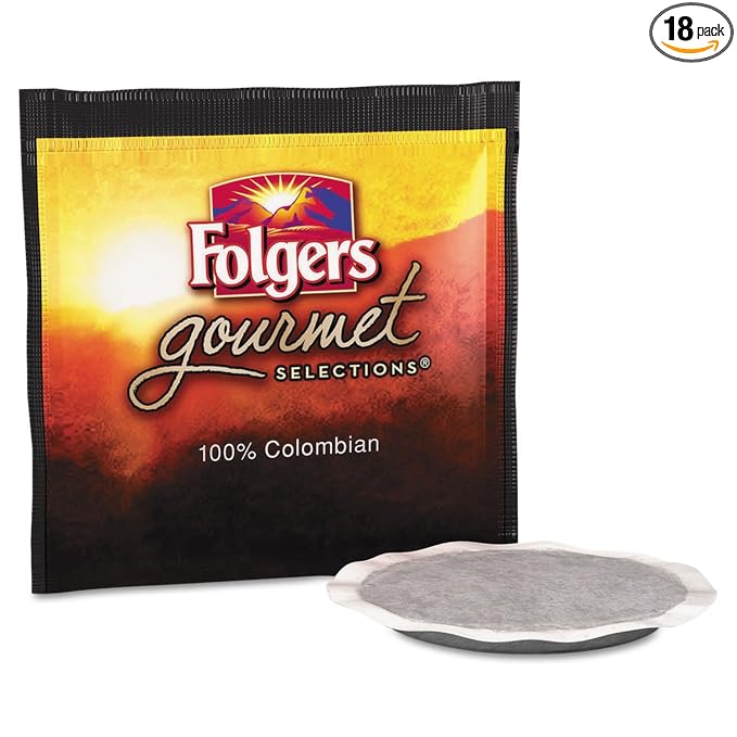 Folgers colombian cof pods 18ct smu2550063100 (025500631004)